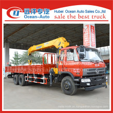 Dongfeng 6x4 8000 kgs caminhão guindaste para venda